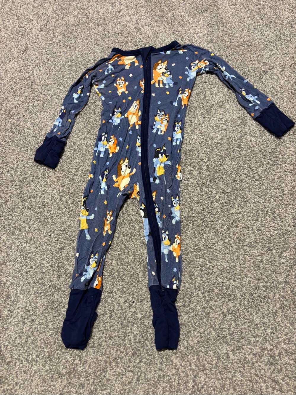 Little Sleepies - Bluey Dance Party Zippy (6-12 mo)